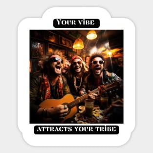 Your vibe attracts your tribe Sticker